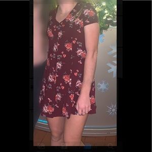 Cute short button-up dress